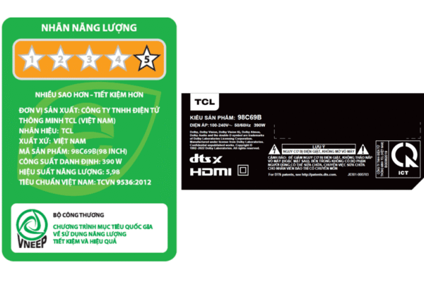 Tivi TCL 98C69B - hình số 8