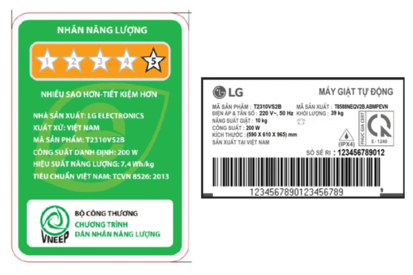 Máy giặt LG T2310VS2B - hình số 12