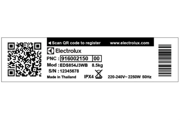 Máy sấy Electrolux EDS854J3WB - hình số 5