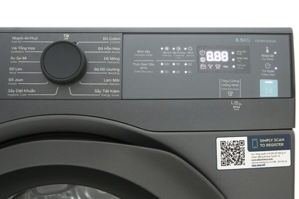 Máy sấy Electrolux EDV854N3SB - hình số 4