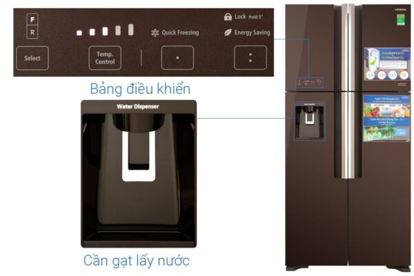 Tủ lạnh Hitachi R-FW690PGV7 (GBW) - Hình ảnh 5