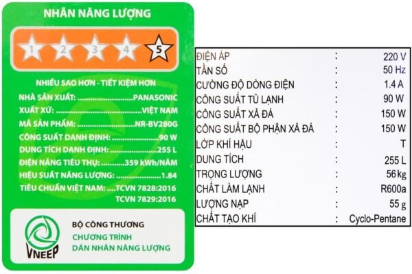 Tu Lanh Panasonic Nr Bv280gkvn 13